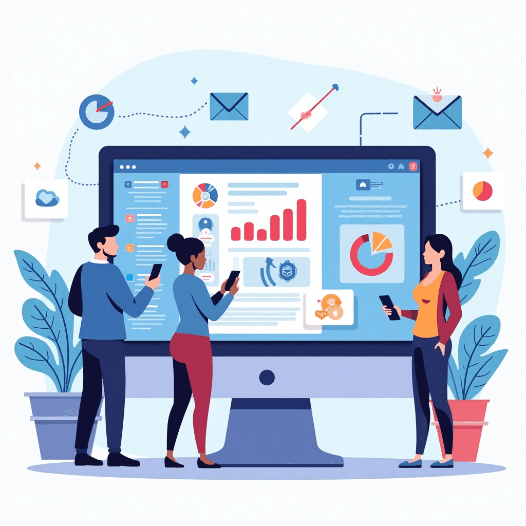 Digital Intelligence Illustration